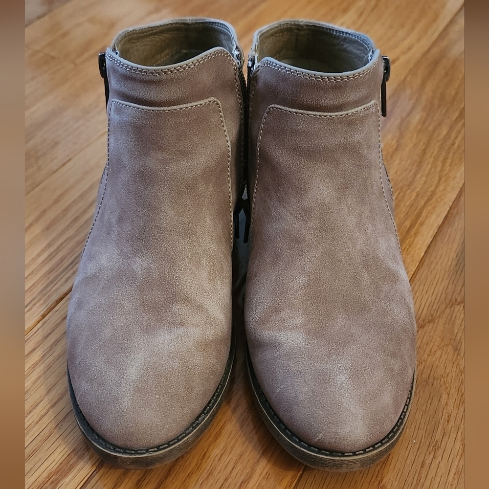 Maurices Taupe Ankle Boots